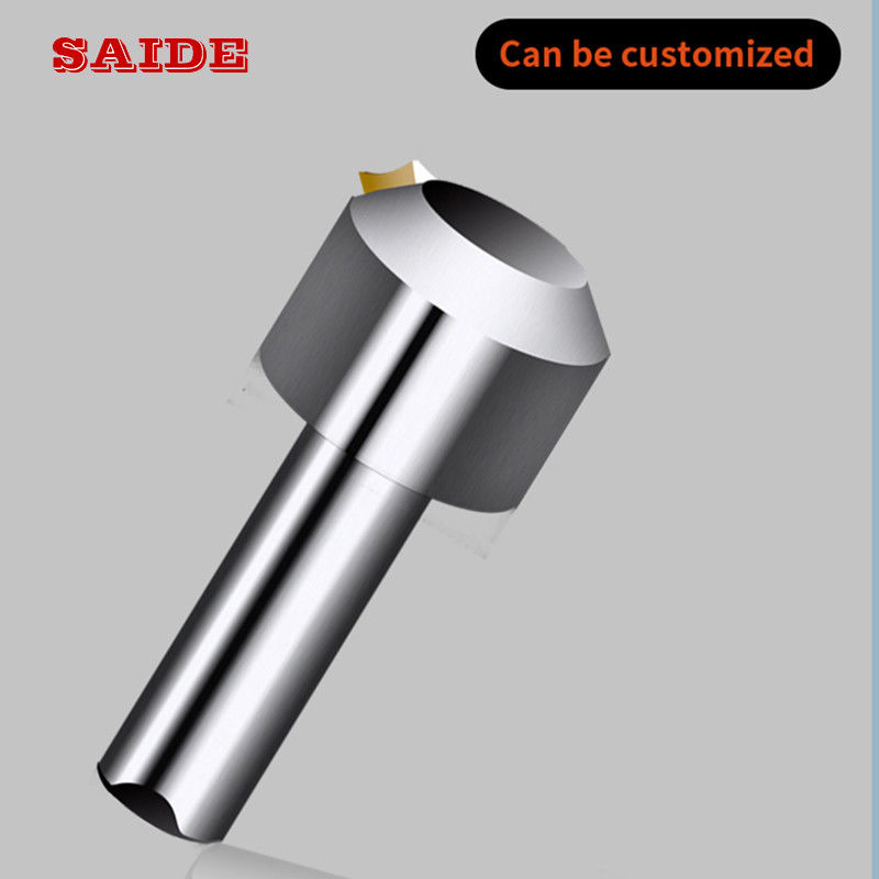 โรงงาน จําหน่าย คุณภาพสูง เครื่องตัดอะคริลิค เครื่องตัดอะคริลิคพิเศษ Cnc Single Crystal Diamond Chamfering Milling Tool สําหรับอะคริลิค / PS