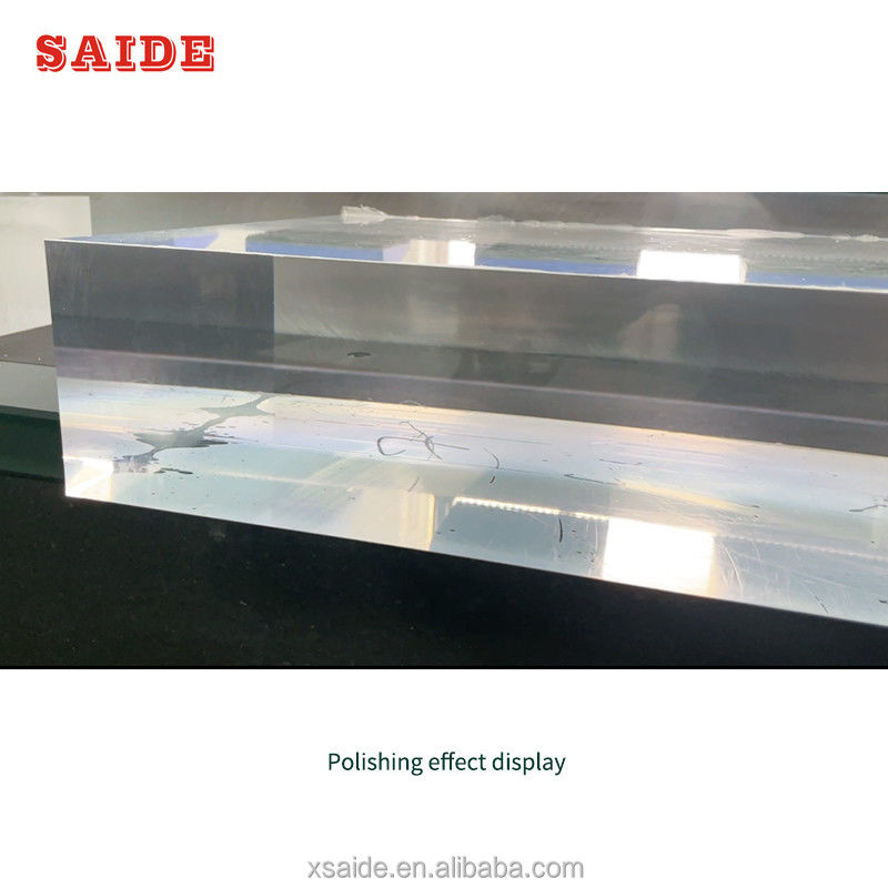 1000 มม ขนาดเล็ก Acrylic Double Side Edge Polishing Machine ผลิตในประเทศจีน SAIDE Diamond Polisher สําหรับ PMMA / PS / แผ่นนําแสง