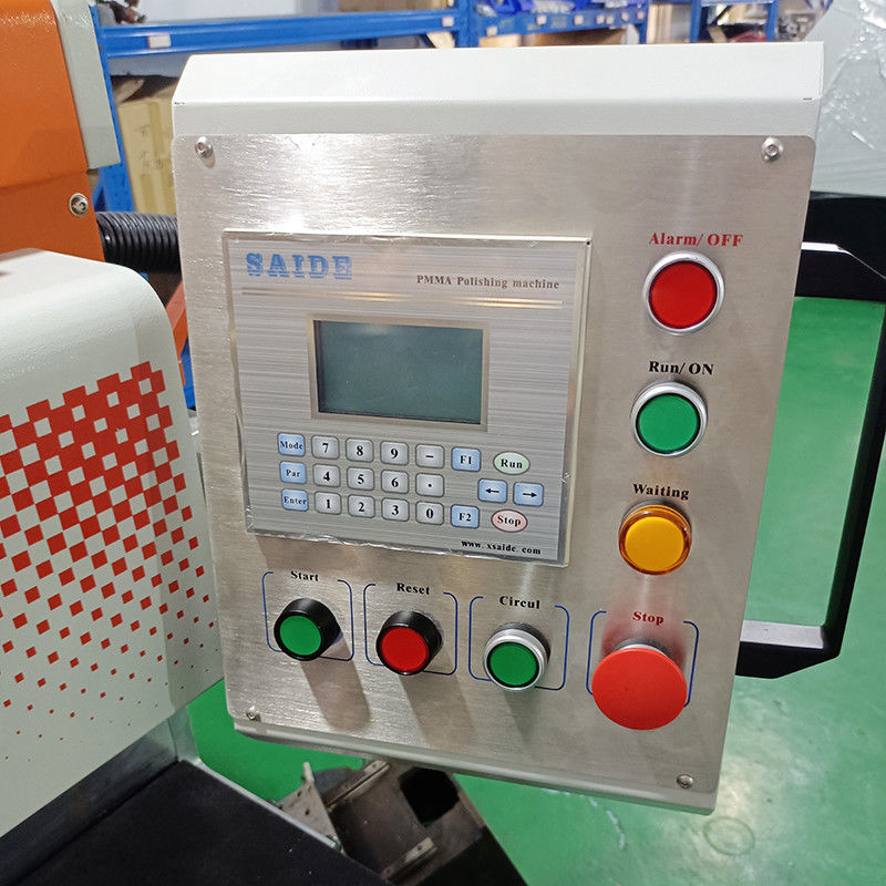เครื่องเคลือบและบดแผ่นอะคริลิกความเร็วสูง 2.5KW 0-60° มุมตัด