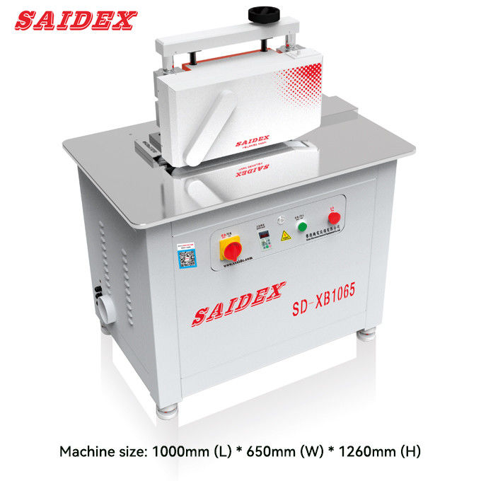 2.5kw 10A เครื่องตัดอะคริลิกไฟฟ้า ความยาว 1000 มม 250 กิโลกรัม เครื่องเลืองขอบกลมขนาดเล็ก 45 องศา