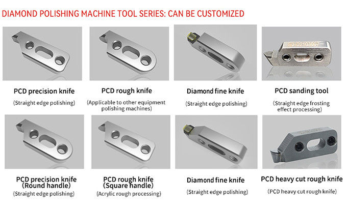 อุปกรณ์ตัด CNC Milling ทักษะจริง อุปกรณ์ตัดอุตสาหกรรม Acrylic CNC Chamfer อุปกรณ์สําหรับการตัดความเร็วสูง Acrylic