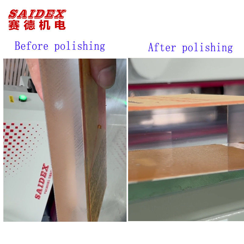 เครื่องขัดเงาขอบเอียง 45 องศา อะคริลิก ขอบตรง 3.5kW 380v P1080 สำหรับ PMMA/PE/PC/PS