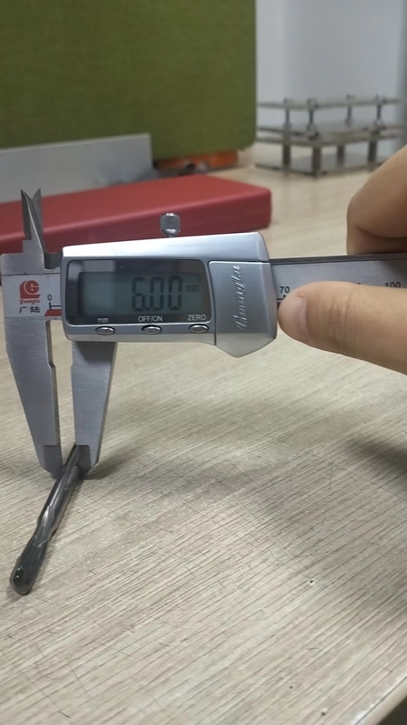 อุปกรณ์พลาชเพชร Cnc Bit Tool Polish เพียง 4 มิลลิเมตร, 6 มิลลิเมตร Shank ขอบตรงพลาช