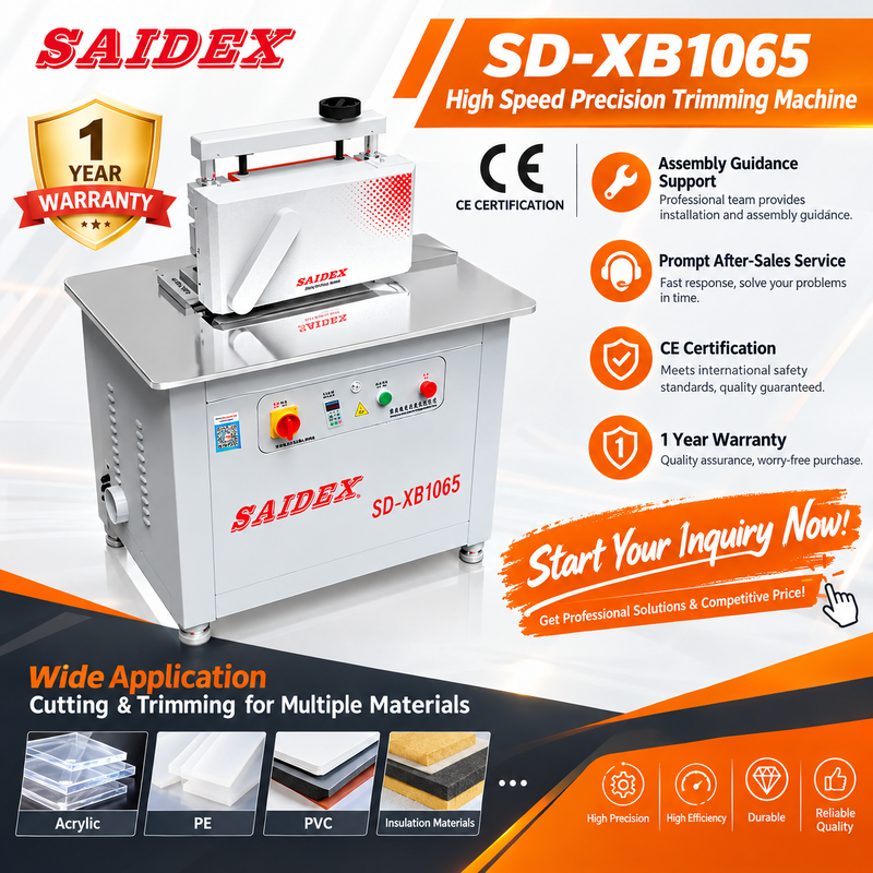 45 Degree High Efficiency Acrylic Chamfering Machine Easy to Operate for Precision Trimming