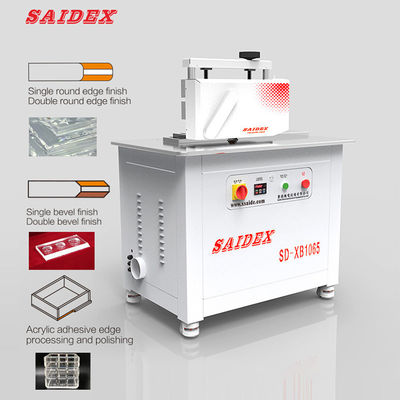 จีน Saide แบรนด์ อัตโนมัติอาหาร 2.5kW เครื่องเคลือบอะคริลิคสําหรับการเสร็จเรียบและแม่นยํา PMMA กลม Edge Polisher R3 กลมมมุม Acrylic Chamfering Machine